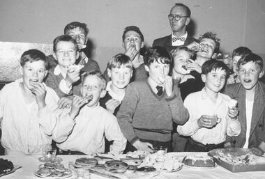 Photograph, Boys from  the Menzies Boys' Home at Frankston, in  Ringwood for Boxing Contest. c1959