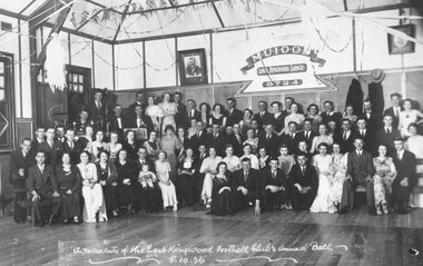 Photograph, East Ringwood Football Club Annual Ball - 1936