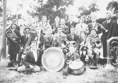 Photograph, Ringwood Citizens Brass Band, 1920
