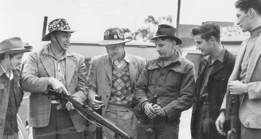 Photograph, Ringwood Rifle Club.  'Mail' photo, 13/5/1954