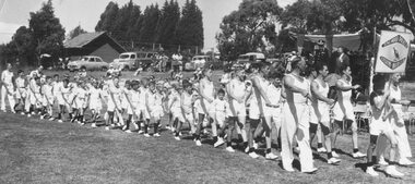 Photograph, Ringwood Police and & Citizens Youth Club official march past- City of Ringwood celebrations 1960