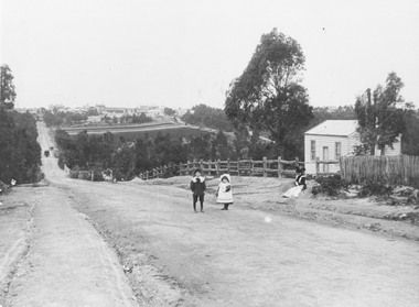 Photograph, Warrandyte Rd looking south from near Mullum Rd. 1902