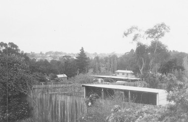 Photograph, View over Ringwood from Mullum Road, 1960
