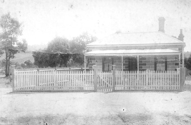 Photograph, Home of Tommy Grant before the Coffee Palace was built in front of it