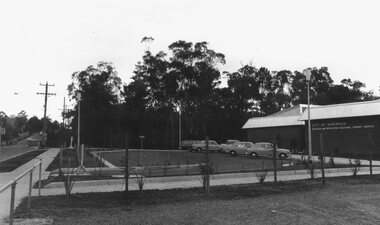 Photograph, New Library prior to opening morning - 2nd May 1970