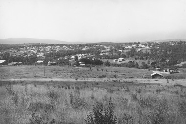 Photograph, Looking east from Loughnan Road across William & Andrew Streets c.1946