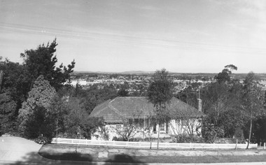 Photograph, Three photos overlooking Ringwood from Loughnan's Hill, 1974