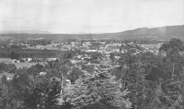 Photograph, Ringwood from Loughnans Hill. 1948