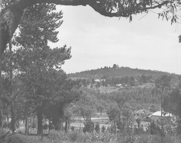 Photograph, View towards Loughnan's Hill overlooking Maroondah Hwy Ringwood from around Braeside Avenue area