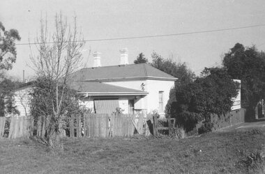 Photograph, Ringwood's first Police Station, 32 Mount Dandenong Road. (note room at left)