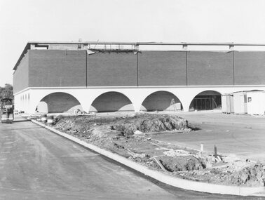 Photograph, Three images of Eastland under construction prior to eventually opening in October 1967