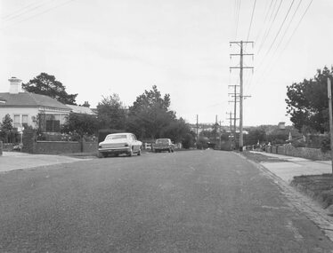 Photograph, Pitt St. looking towards Ringwood, 1974