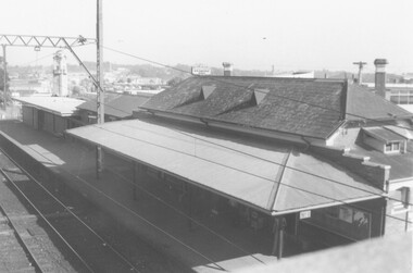 Photograph, Railway station, Ringwood.  1976
