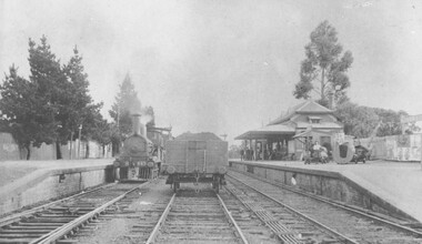 Photograph, Ringwood Railway Station circa 1908