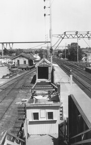 Photograph, Building ramp to No.2 platform Ringwood Railway Station, 1963