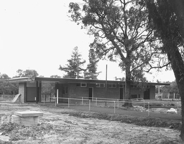 Photograph, New East Ringwood railway station - 1975.  (Replacing old building)