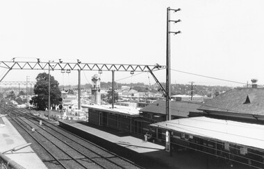 Photograph, Last train to Warburton at Ringwood Railway Station, August 1, 1965