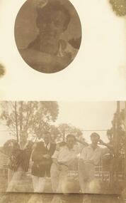 Photograph, Ringwood Tennis Club compilation photographs including Arthur Broben, Lindsay Travers, Fred Dawes, Jim Broben, 1921