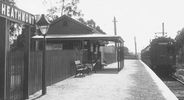 Photograph, Heathmont Railway Station c.1926-30