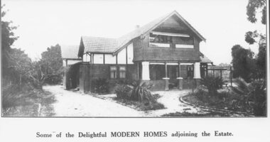Photograph, Greenwood's house, Greenwood Ave. c1925