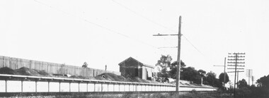 Photograph, East Ringwood Railway Station under construction - c.1925