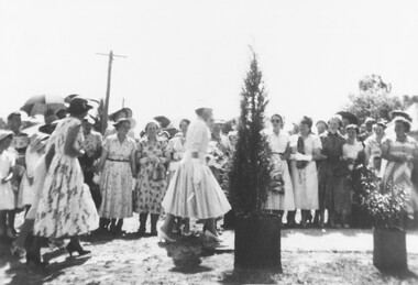 Photograph, Official opening Greenwood Park Kindergarten, 10th December 1955