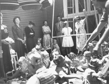 Photograph, 1950 - Parish Hall Xmas Party, Church of England, Ringwood Street, Ringwood