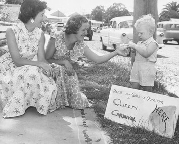 Photograph, 1956 Ringwood Queen Carnival Ball successfully raised over �1500 for Ringwood Pre-School