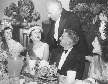 Photograph, Ringwood Pre-School Parents Association, Queen Carnival Ball. 1956