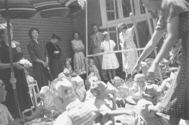 Photograph, 1950 - Parish Hall Xmas Party, Church of England, Ringwood Street, Ringwood