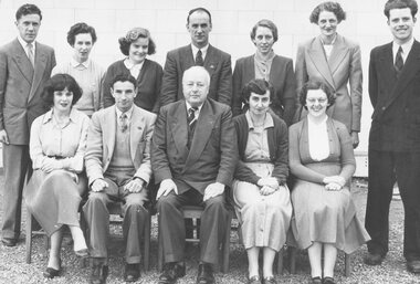 Photograph, Ringwood High School original staff - 1954
