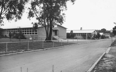 Photograph - Black and White, Ringwood Technical School, Heathmont Road, Heathmont - 1973. - School Buldings