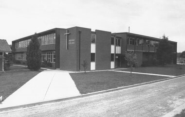 Photograph, Aquinas College, Great Ryrie Street, Ringwood - 1973
