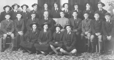 Photograph - Black and White, Winnington Private School Class Photo, Ringwood Street, Ringwood - circa 1952