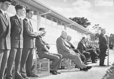 Photograph, Ringwood High School official opening. (Ringwood Mail newspaper article - 24/4/1958)