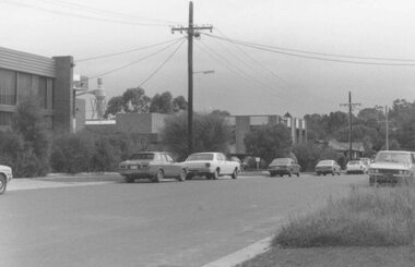 Photograph, Ringwood Street commercial developments opposite Eastland, Ringwood - 1984