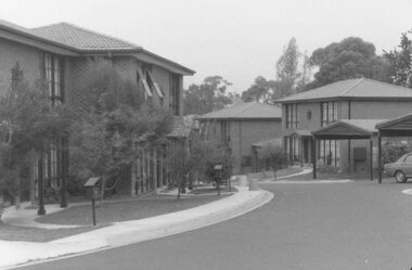 Photograph, Southern end of Turnbull Court, Ringwood - 1984. (No.29 on left)