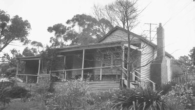 Photograph, "Johnswood" - Home of Charles Wedge, Eastfield Road, East Ringwood - 1964 (demolished in 1967)