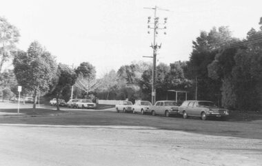 Photograph, Westward view from Seymour Street along Charter Street, Ringwood - 1981