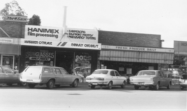 Photograph, North Ringwood Shopping Centre, Warrandyte Road, North Ringwood - July 1981
