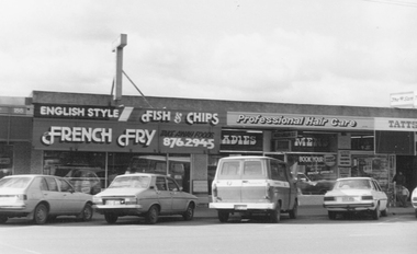 Photograph, North Ringwood Shopping Centre, Warrandyte Road, North Ringwood - July 1981