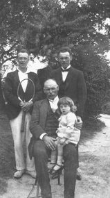 Photograph, Les and Lou Miller and Family, from Heathmont