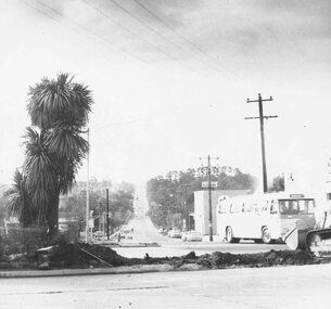 Photograph, Site of clock tower after removal., Ringwood. 1967  (2 views)