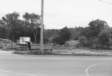 Photograph, 37-39 Ringwood Street, Ringwood, Beginnings of excavation 25/3/1982  (3 views)