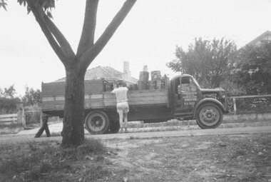 Photograph, Kinman's Sanitary Service Trucks, Ringwood, 1969 (2 views)