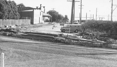 Photograph, Continuation of Warrandyte Rd. to Bedford Road, Ringwood. Tibbs Licenced Grocers Store, 1967