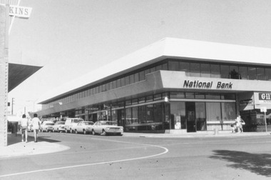 Photograph, National Bank Building, Melbourne Street, Ringwood 1973