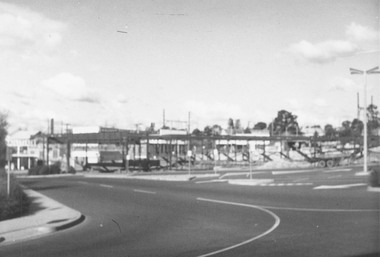 Photograph, Corner Warrandyte Road and Maroondah Highway, Ringwood c1971