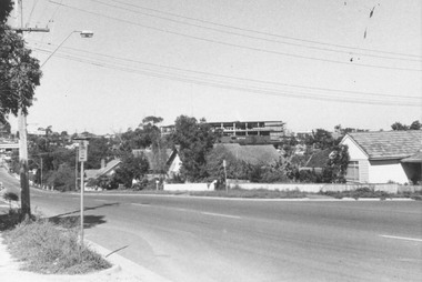 Photograph, Additions to Myer Eastland from outside library, 4/3/1973
