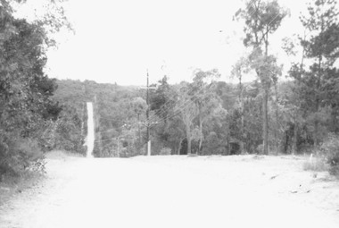 Photograph, Glenvale Road, North Ringwood - a Boundary looking north. 1979
